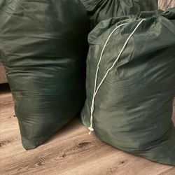 Bags of womans clothes