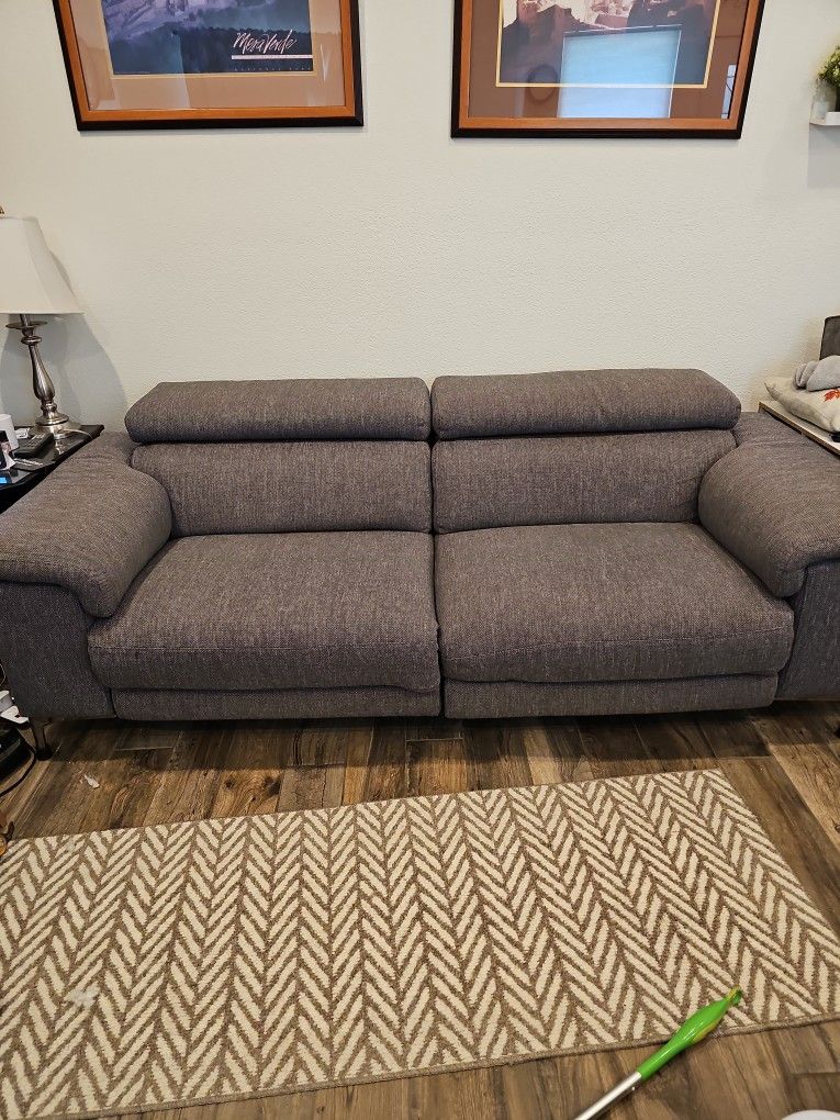 Double Recliner Couch
