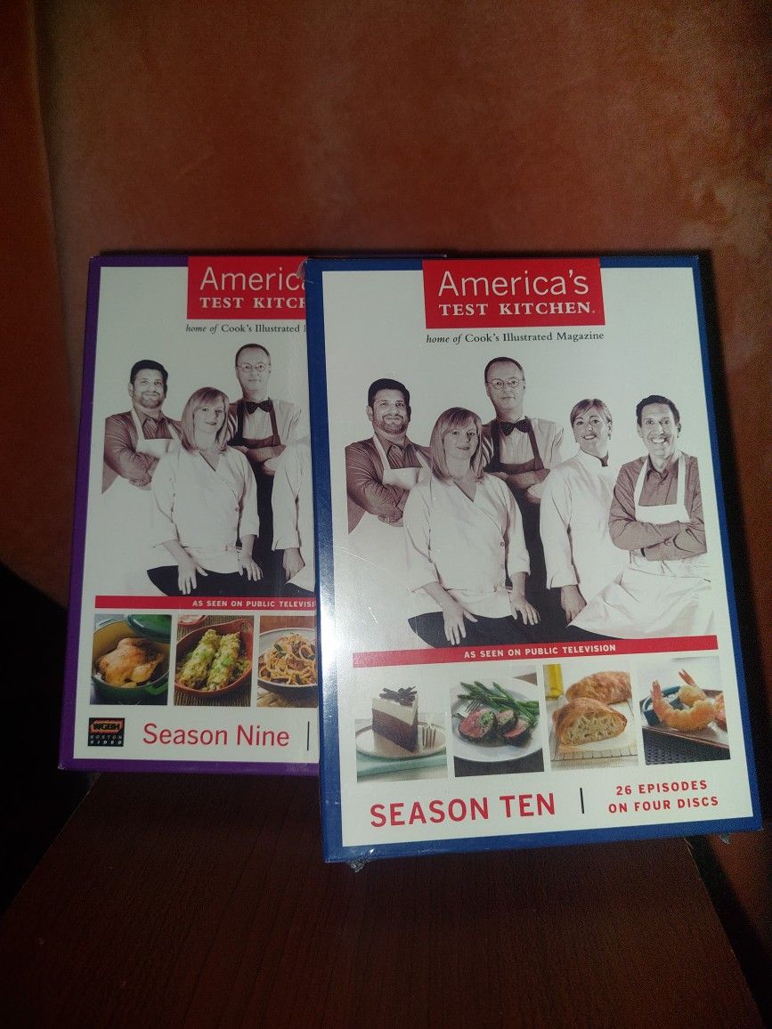 America's Test Kitchen DVD Set Season 9 n 10