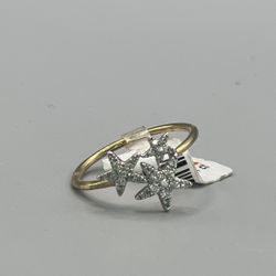 10kt Gold Diamond Ladies Ring 
