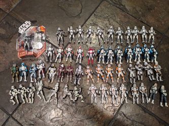 Clone trooper sale action figure lot