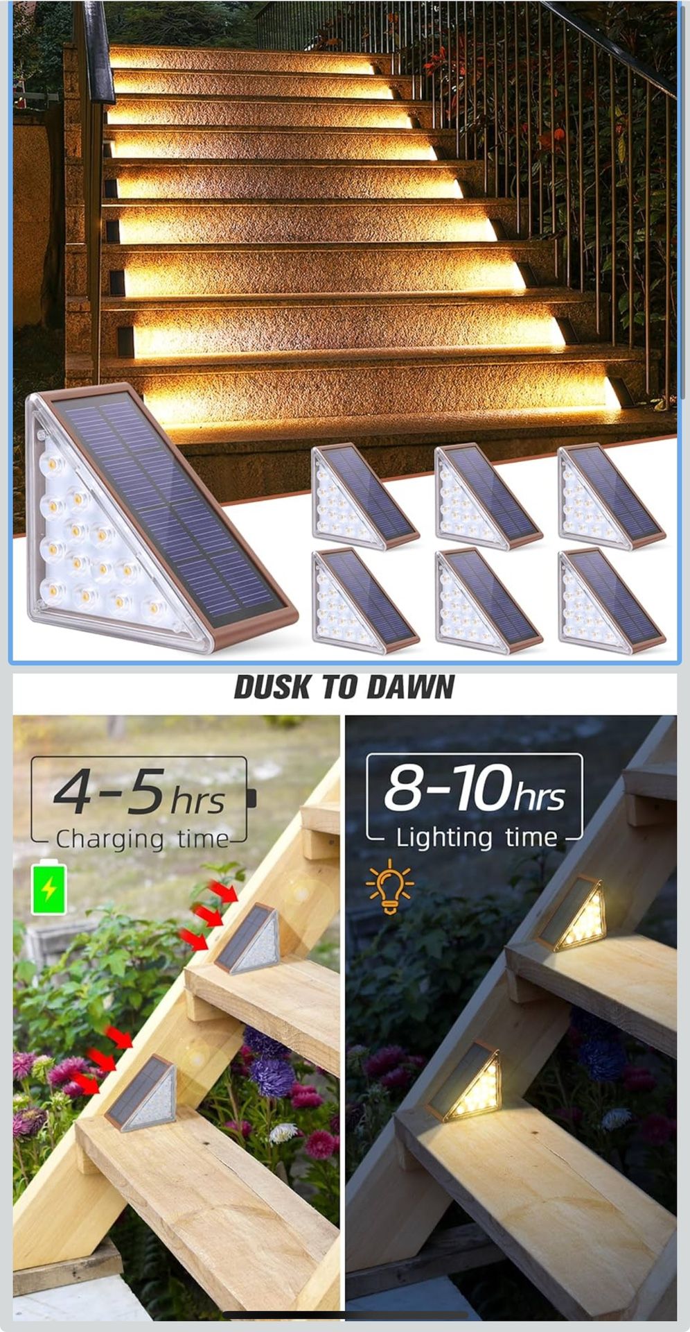 Solar Step Light For Outside