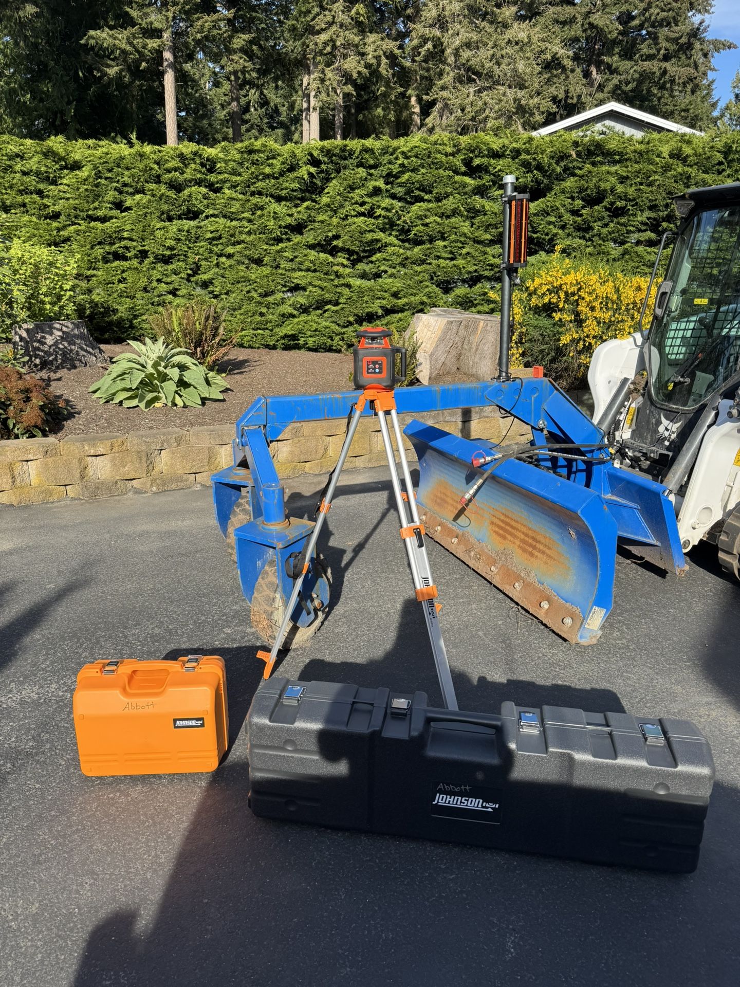 Skid Steer Laser Grader