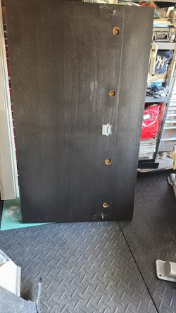 IKEA Malm Black Headboard Footrail