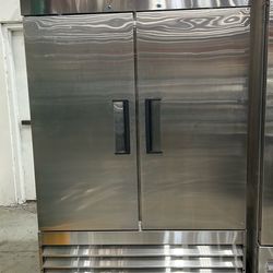 Polarman PLM-54RS 53 15/16" Reach-In Refrigerator with Double Solid Doors, Bottom Mount, Stainless Steel, 49 cu. ft.