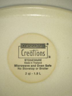 CorningWare stoneware