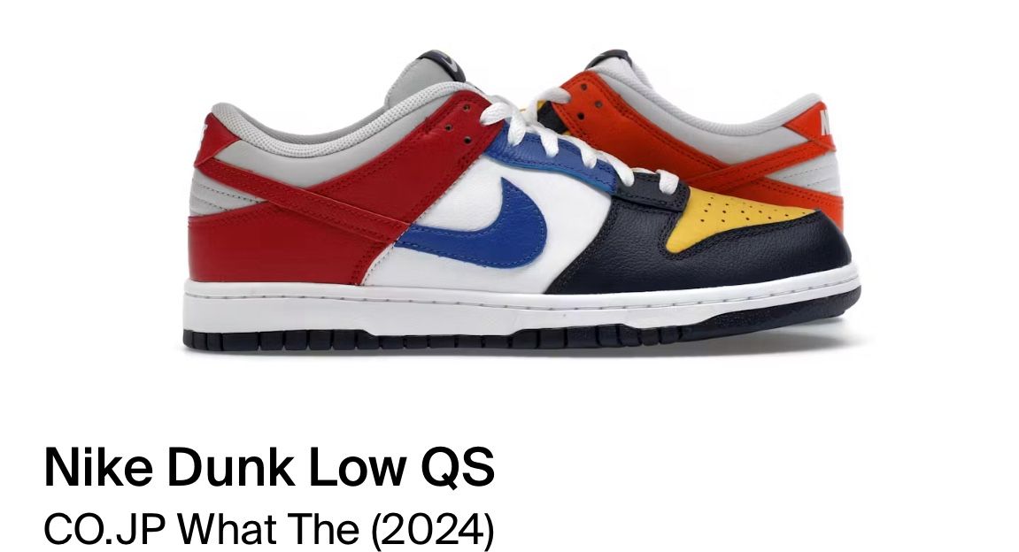 Nike Dunk What The Coj.p 2024 Size 12