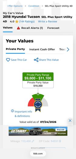 2018 Hyundai Tucson SEL Plus