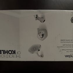 KOHLER Sundae Single-Handle 3-Spray Tub and Shower Faucet 1.75 GPM in Vibrant Brushed Nickel (Valve Included) polish chrome finish.