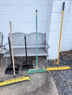Brooms And Rake