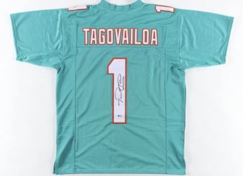 Tua Tagovailoa Autographed Jersey