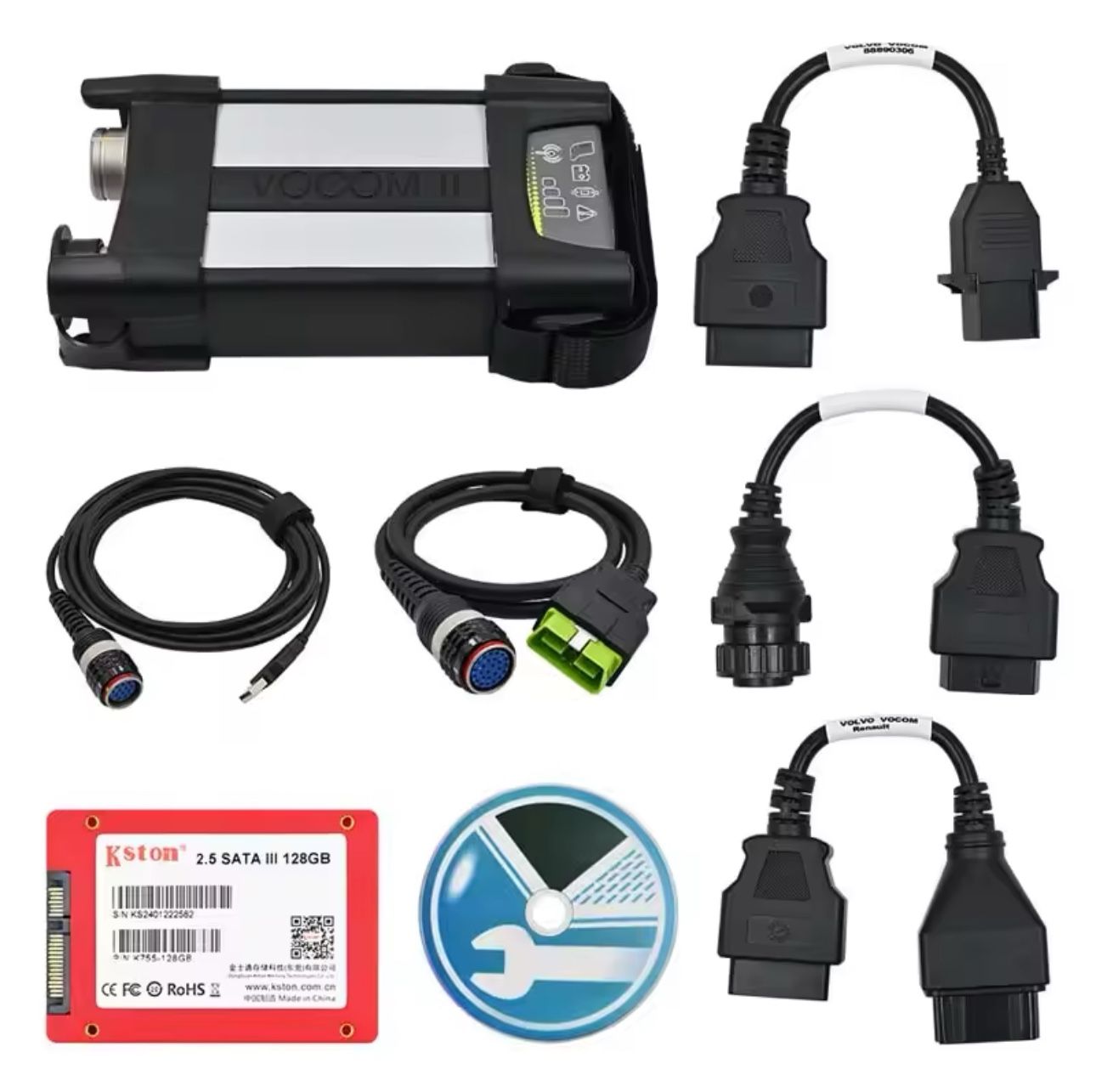Volvo Vocom II With SSD V2.8.150 Truck Diagnostic Scanner Tool