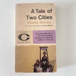 A Tale Of Two Cities, Charles Dickens, 1st Collier Book Edition, 1962 Paperback