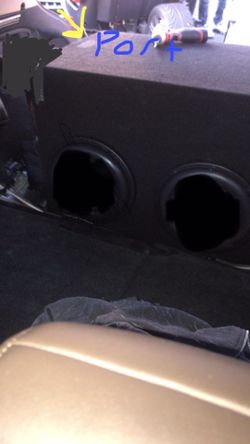 Subwoofer box 12 inches for sale only the box