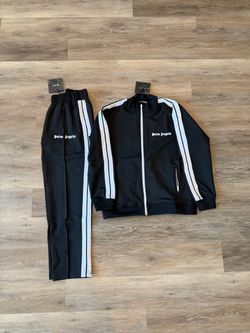 Palm Angels Black Track Suit Set
