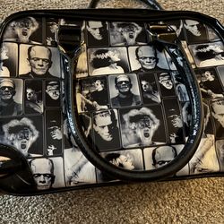 Vintage Frankenstein and bride handbag