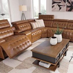 HOT DEAL 🤝 SPECİAL 👌Temmpton 6-Piece Power Reclining Sectional