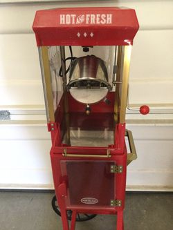Red Stand Up Nostalgia Popcorn Machine Set! for Sale in Goodyear, AZ -  OfferUp