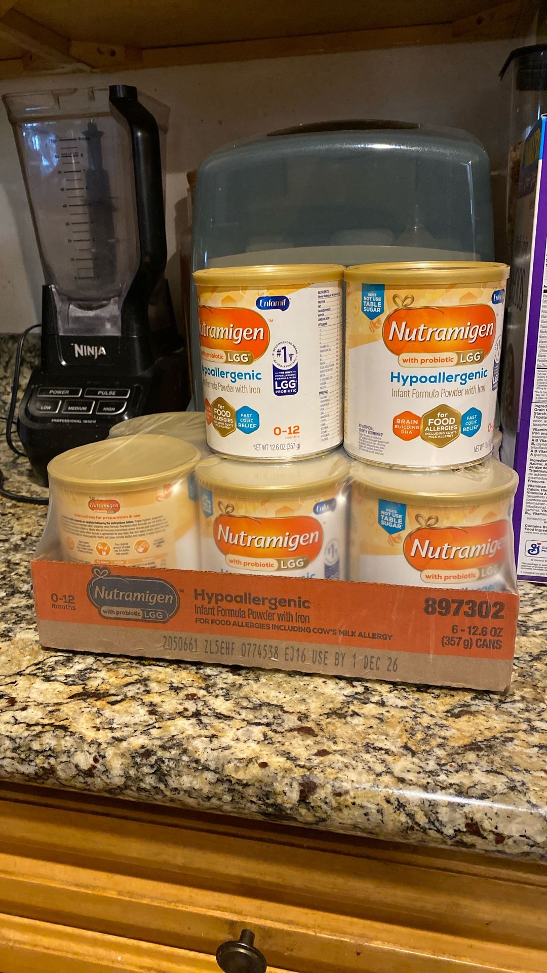 Enfamil Nutramigen Hypoallergenic Baby Formula with Iron, Lactose Free, Colic Relief from Cow's Milk Allergy Starts in 24 Hours, Brain Building DHA