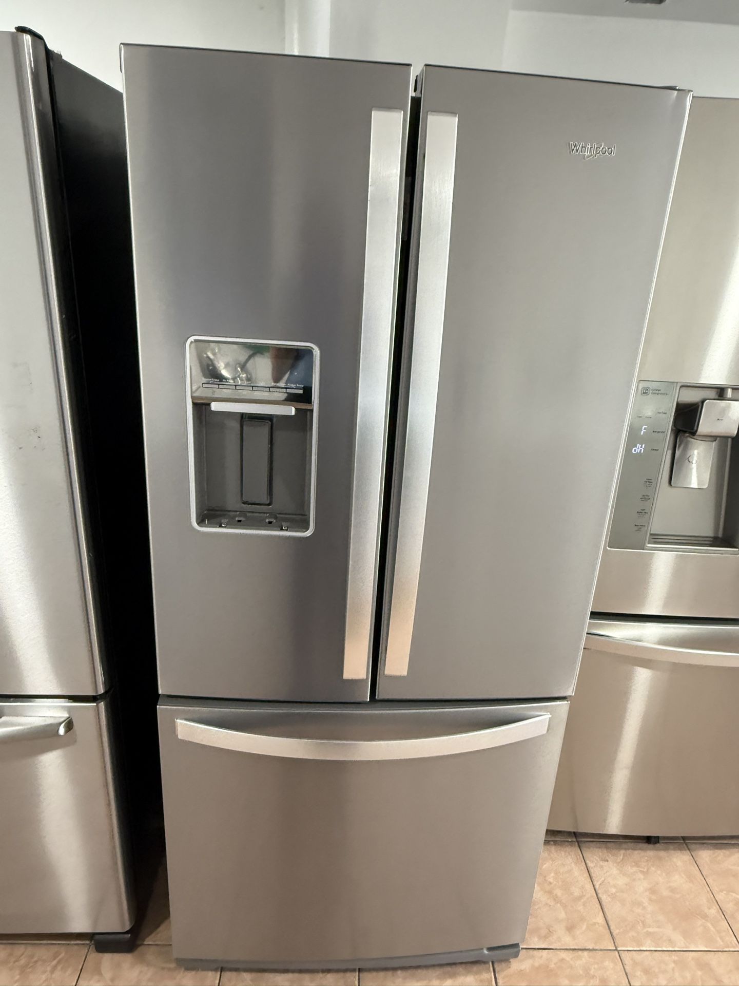 Whirlpool 30” Stainless Steel French Doors Refrigerator