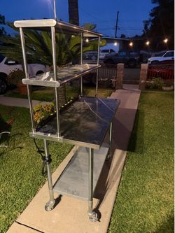 Mobile Stainless Steel Worktables