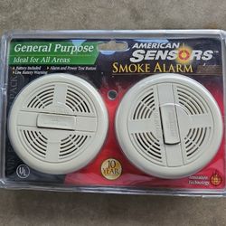 American Sensors 10 YEARS Smoke Alarm