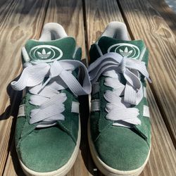 Green Adidas Campuses 