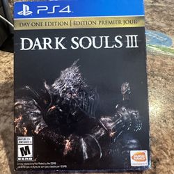 DARK SOULS III DAY ONE EDITION FOR PS 4 EXCELLENT CONDITION 