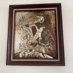 Aztec Warrior Wall Art