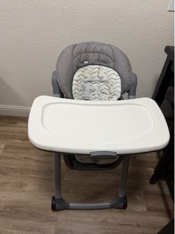 Graco baby high chair gray convertible