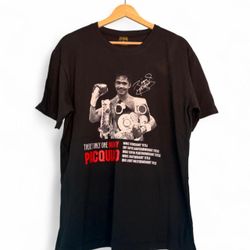 Y2K Manny Pacquiao Boxing TShirt Size XxL fits XL 22.5 x 29 Measurements