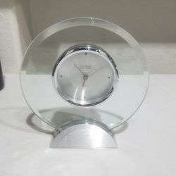 CLOCK BEVELED GLASS DANBURY CLOCK COMPANY
