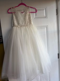 Ivory girl dress