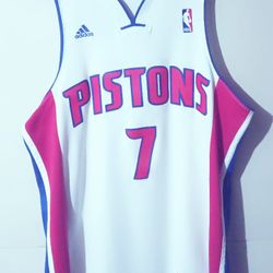 Detroit Pistons Brandon Knight Adidas NBA Medium Jersey 