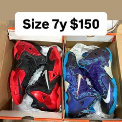 LeBron size 7y both for $150
