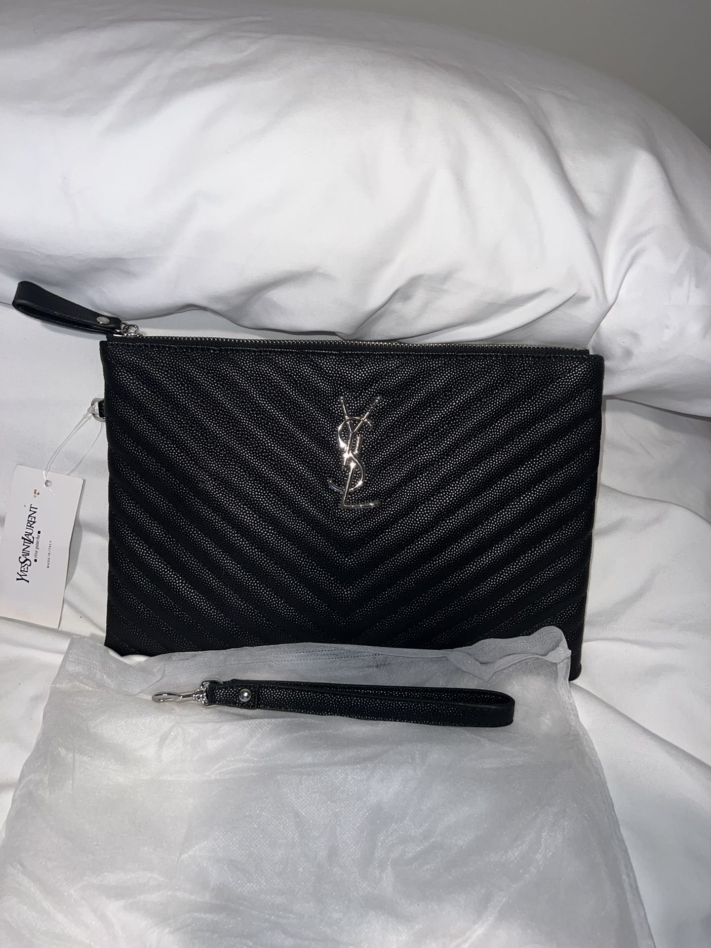 Luxury Leather Large Wristlet