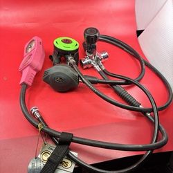Vintage Dacor Scuba Regulator Set SeaQuest Mirage Octopus 2-Gauge Console