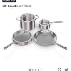 New In Box NINJA COMMERCIAL GRADE STAINLESS STEEL 7 PC SET