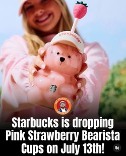 Starbucks strawberry Bear cup 2026