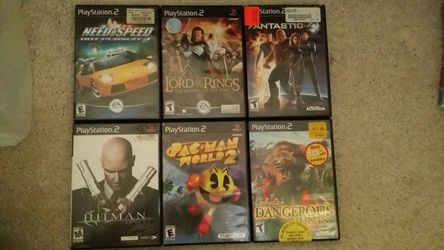 Lot of 6 PS2 Games