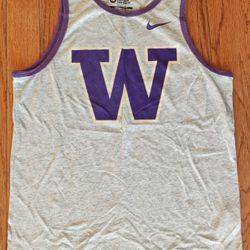 Nike Women's UW Huskies Gear Up Tank Top  Size M Medium  T Tee Shirt  University Of Washington  