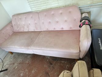 Pink couch