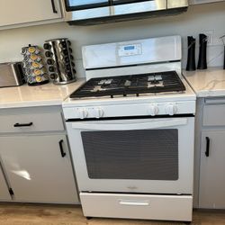 Gas oven 4 top burner Whirlpool - White