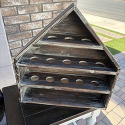 wood spice rack 