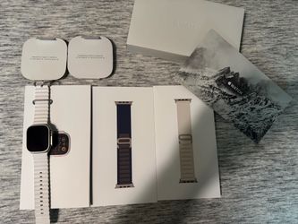 Apple Watch Ultra 2 with Nomad Base One Max and Extra Bands