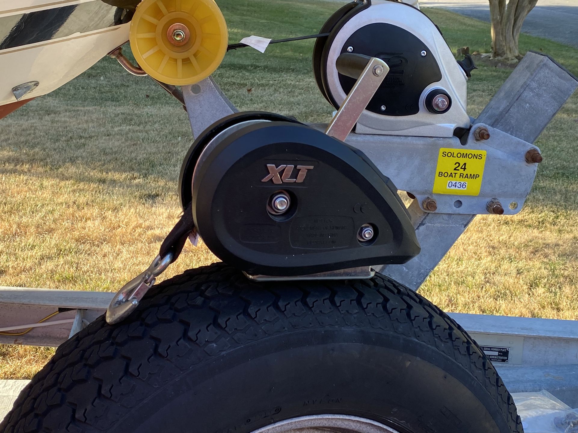 Fulton XLT Boat Trailer Winch with 20 Foot Winch Strap with Hook, 1,800 lbs. Capacity