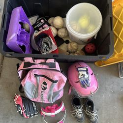Girls Softball Equipment 