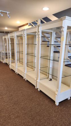 Display Shelves w/ Tempered Glass and light