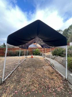 Metal carport frame
