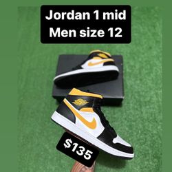 Jordan 1 Mid Pollen 